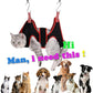 Cat Grooming Hammock Harness for Small Dogs,Pet Hammock Restraint Bag,Dog Grooming Sling for Trimming Nail and Ear/Eye Care(XS Size,6.5")