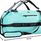 Haimont Large Waterproof Duffel Backpack Roll-Top Heavy Duty Dry Duffle Bag for Boating, Travel, Motorcycle, Kayaking, Camping, 60L