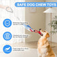 Dog tug of war Toy with Handle,Interactive Dog Toys with Squeak for Aggressive chewers, Durable Bungee Cord Toy with chew Ball