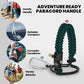 Insulated Water Bottle 87 oz, Triple Wall Vacuum Stainless Steel (Cold for 48 Hrs), Leak Proof & Non-BPA, Modern Water Flask Jug with Paracord Handle & Straw Spout Lids, Dark Green