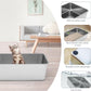 Stainless Steel Litter Box - Cat Litter Box Easy to Clean, Never Absorbs Odor, Stains, or Rusts - Silver (17.7" L x 13.5" W x 6" H)
