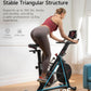 Yesoul Black Exercise Bike for Home,Smart White Cycling Bike Magnetic Stationary Bike, Low Noise Indoor Cycling Bike for Home Gym Electric Stationary Bike with Tablet Mount & Comfortable Seat Cushion for Women Apartment Workout Bike for Fitness