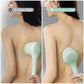 Electric Body Brush Back Scrubber for Shower, Waterproof Long Dual Handle Power Body Scrubber with 3 Heads, Rechargeable Bath Brush & 2 Speeds, for Cleansing, Exfoliating and Massaging Skin