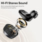 PAXA Wireless Earbuds with Touch Screen Headphones Bluetooth 5.4 Ear Bud IPX4 Light Weight in Ear Earbuds Comfortable Fit Deep Bass Stereo 5 EQ Modes ENC Clear Call for Android/iOS(Black)