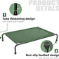 Simple Trending Raised Dog Bed for Large Dogs, Waterproof XL Dog Cot, Outdoor Cooling Elevated Pet Bed Load 200lb, 47.75" x 30.5", Green