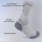 Athletic Socks Moisture Wicking Crew Socks for Men 3 Pairs Running Sport Cushioned Polyester Mid Calf Socks