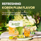 TEAZEN Japanese Apricot Kombucha Tea, Electrolyte & Hydration Drink Mix, Sugar Free, Live Probiotics & Prebiotics, 30 Sticks, 5.29oz