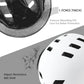 Bike Helmet 3 Sizes for Teenager Kids Youth Adults,Bavilk Skateboard Helmet Adjustable Multi-Sport Bicycle Cycling Scooter Roller Skate Inline Skating Rollerblading for Girls Boys Women Men Teen