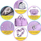 FIORETTO Women's Gym Duffle Bag with Shoes Compartment, 37L Capacity, Ideal for Travel, Gym, Sports, Duffel, Weekender