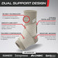 Sleeve Stars Ankle Brace for Women & Men, Ankle Wrap for Sprained Ankle, Compression Sleeve for Plantar Fasciitis Relief, Easy Customizable Support: w/Removable Strap (Single/S:9"-10"/Beige)