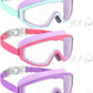 NSSIW Swim Goggles Swimming Kids-Goggles: Anti Fog No Leak with Nose Clip Earplugs for Girls Boys Youth 6-14 3 Pack