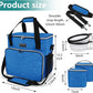 BAGLHER Dog Travel Bag, Pet Travel Bag (ALL Pet Travel Supplies), With 2 Pet Food Containers and 2 Collapsible Silicone Bowls; Essential Kits for Pet Travel Blue