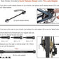 Bike Trainer, Magnetic Bicycle Stationary Stand for Indoor Exercise Riding, 26-29" & 700C Wheels, Quick Release Skewer & Front Wheel Riser Block Included