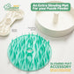Insert, Dog Bowl Slow Feeder Accessories, Transform Your Lick Bowl to Slow Feeder Insert Dog Bowl, 6 Cups 9.8 Inch Green