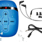 Waterproof MP3 Player for Swimming, Underwater Headphones with Short Cord, MP3 Waterproof Swimming Underwater 3 Meter, Shuffle Feature