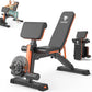 Adjustable Weight Bench, 1000LBS Heavy Duty Foldable Workout Bench with Leg Extension and Preacher Curl Pad, Flat/Incline/Decline for Home Gym Full Body Strength Training