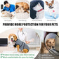Idepet Dog Recovery Suit Female,Dogs Onesie Suit Surgery Male Breathable Pet Bodysuit for Spay Neuter E-Collar & Cone Alternative Surgical Suit Puppy Abdominal Anti Licking Wounds Shirt (Gray, XXL)