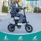 Gotrax Nano 14" Electric Bike, Max Range 25Miles(Pedal-Assist)&Max Speed 15.5Mph, 350W Folding E-Bike with Removable Battery, Adjustable Seat & Dual Mudguards, Commuter Electric Bicycle for Ages 13+