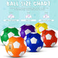 Libima 12 Pcs Soccer Balls with Pump Official Size 3/4/5 Soccer Ball Bulk for Child Adult School Sport Training Practice Christmas Operation