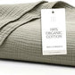 BOLL & BRANCH Dream Bed Blanket - Full/Queen, Sageleaf - Luxury 100% Organic Cotton - Soft, Lightweight and Breathable - Cloud-Like Touch