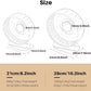 Bucatstate Hamster Exercise Wheel Super-Silent with Adjustable Base Dual-Bearing Cage Accessories Quiet Spinning Running Wheel for Dwarf Syrian Hamster Gerbils and Other Small Animals