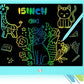 Decute Kids Toys LCD Writing Tablet with Stylus, 15 Inch Erasable Toddlers Doodle Board, Reusable Drawing Pad for Kids, Educational Christmas Birthday Gift for 3 4 5 6 7 8 Girls Boys Toddler Blue