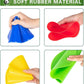 Spot Markers 9 Inch Non Slip Rubber Floor Markers Flat Field Cones Poly Dots for Soccer Basketball Sports Speed Agility Training and Drills