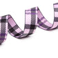 Mercano Adjustable Dog Collar - Special Design Patterns, Soft Nylon Comfortable Durable Pet Collar for Small Medium Large Dogs (M, Purple Plaid)