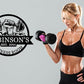 Personalized Home Gym Signs - Custom Metal Art for Workout Room – Enrich your Home Gym Decor with Unique Personalized Gym Sign & Weight Lifting - Custom Name Plaque