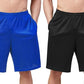 DEVOPS Men's 2-Pack Loose-Fit 10" Workout Gym Shorts with Pockets
