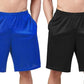 DEVOPS Men's 2-Pack Loose-Fit 10" Workout Gym Shorts with Pockets