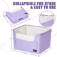 PETSFIT Dog Car Seats for Small Dogs, Patent Safe Buckles Cat Car Seat, Car Seat for Dogs with Safety Belt, Suitable for Small Pets Up to 25lbs (Lavender Purple)