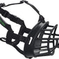 BASKERVILLE ULTRA MUZZLE - Patented Humane Design, Breathable, Dog can Pant and Drink, Adjustable, Padded, Dog Training Muzzle for Large Dogs, Prevents Biting, Wildlife Scavenging (Size 5, Black)