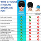 iTHERAU Migraine Ice Head Wrap, Headache Relief Hat & Migraine Cap Cold Compress, Migraine Relief Cap for Headache Eyes Mask for Puffy Eyes, Tension, Sinus & Stress Relief (2Packs)
