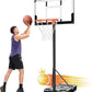 Aimking Basketball Hoop Outdoor 3.3-10FT 5s-Rapid-Adjustable, 40/44 inch Shatterproof Backboard & Enlarged Base, Portable Basketball Hoop & Goal for Kids/Adults/Families in Poolside/Backyard/Indoor