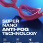 ZIONOR G1 Nava Super Anti-Fog Unisex Swim Goggles Mirror/Bright Smoke Lens