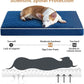 WNPETHOME Orthopedic Giant Dog Beds Large Sized Dog, Waterproof Extra Large Dogs Bed with Removable Washable Cover, Multi-Needle Quilting Dogs Crate Bed