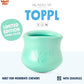 WEST PAW Zogoflex Limited Edition Toppl Treat Dispensing Dog Toy Puzzle – Interactive Chew Toys for Dogs – Dog Toy for Moderate Chewers, Fetch, Catch – Holds Kibble, Treats, X-Large 4.75", Mint