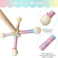 BNOSDM Bird Rope Perch with Stand Perch Toy Set Bendable Rope Perches Wooden Spinning Exercise Wheel Toy Parrot Cage Accessories for Parakeets, Conures, Lovebirds, Budgies, Cockatiels (Rainbow Color)