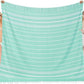 Oversized Turkish Beach Towel Blanket XXL Cotton Sandproof Towels Boho Woven Extra Large Big Sand Free Giant Throw Thick Blankets Huge Quilt XL Picnic Camping Necessities Cloud For Adult Gifts Aqua