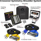 Crossover Symmetry Shoulder System Includes Two Sets of Resistance Bands Attachments Training Guide Exercise Chart Online Workouts for Home Fitness Rehab Rotator Cuff Exercises