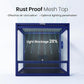 MagicCube 18'' x 18'' x 18'' Reptile Tank with Lock, 24 Gallon Reptile Terrarium with Flip-Up Tempered Glass Door, Top Screen Ventilation for Leopard Gecko - Bottom Not Leakproof