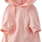 Rocky – The Orginal Lightweight Hooded TEE 100% Organic Cotton Dog Hoodie Pet Coat Sweater for Small, Medium, Large Dogs, Pink, Small