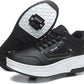 Wooowyet Roller Skate Shoes for Kids Boys Girls Rechargealbe Wheels Sneakers Fashion Roller Wheeled