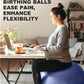Trideer Yoga Ball – Anti-Burst Exercise Ball for Pregnancy, Office, Birthing, Stretching & Core Workout – Home Gym & Therapy