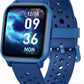 Kids Smart Watch, Smart Watch for Kids 4-16 Years Old with Sleep Mode, 19 Sports Mode, Pedometer, Birthday Gift for Boys Girls, Blue