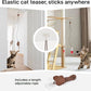 Potaroma Hanging Cat Mice Toys 3 Pcs with Squeaky Sound, Interactive Cat Teaser Retractable, Cat Toys Indoor Kitten Play Chase Exercise, Mental Physical Stimulation
