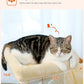 PEQULTI Small Cat Tree, [28.5''] Cat Tower for Indoor Cats, 2 Styles Activity Tree with Cat Scratching Posts, Big Hammock and Removable Top Perch Beige
