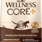 Wellness CORE+ Adult Dry Cat Food for Indoor and Outdoor Cats, Wholesome Grains, Natural, Digestive Health Chicken & Rice (5 Pound Bag)