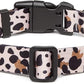 Mercano Adjustable Dog Collar - Special Design Patterns, Soft Nylon Comfortable Durable Pet Collar for Small Medium Large Dogs (L, Leopard)